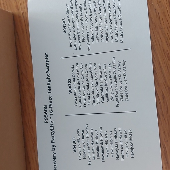 Party Lite Sampler 16pcs NWOT - Picture 2 of 6